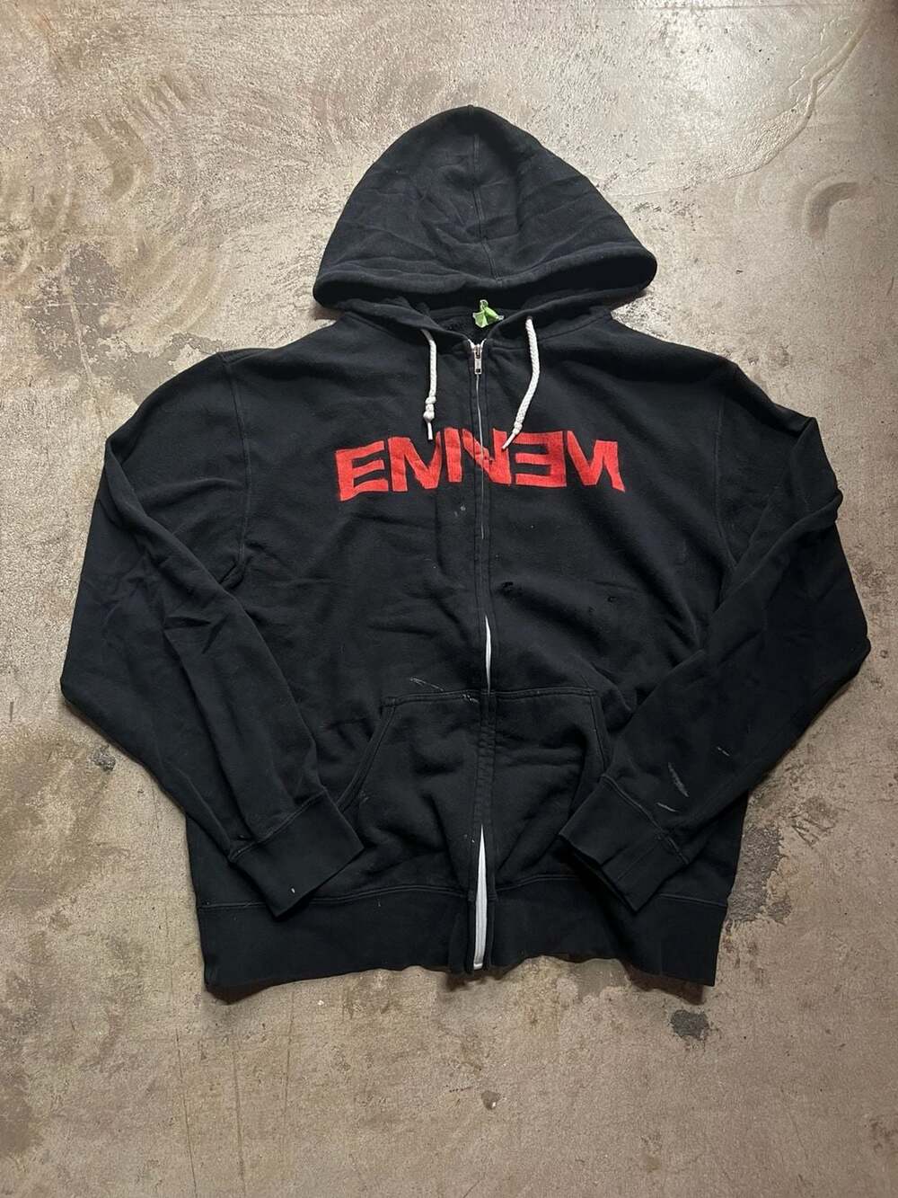 Vintage Eminem Neighborhood Watch Zip-Up Hoodie